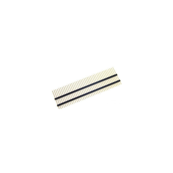 1.0MM single row double plastic 180° pin header
